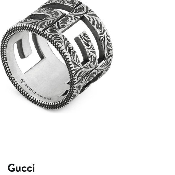GUCCI cigar band ring size 9 NWT - Picture 3 of 4